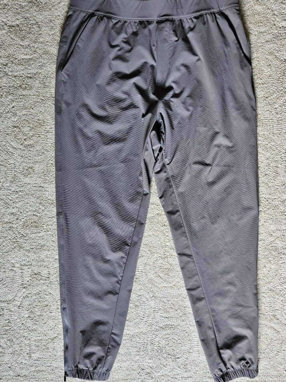 Public Rec Jogger Pants Gray 34 x 32 Lightweight Zip Pocket Athleisure Athletic